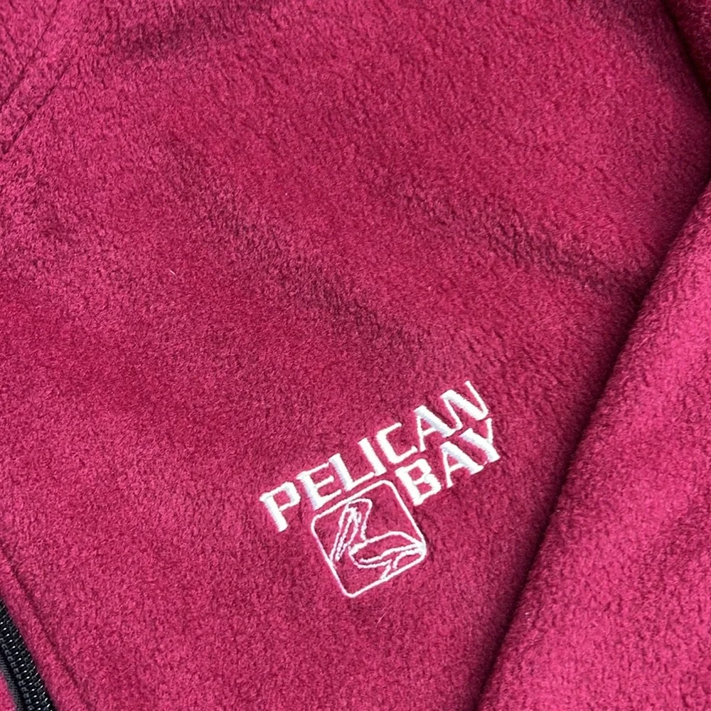 COLORADO TIMBERLINE Burgendy Kids Pelican Bay Naples Fleece Zip Up Jacket
